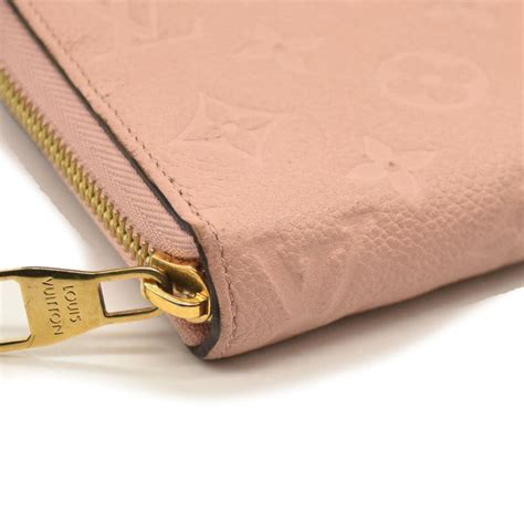 lv zippy wallet rose poudre|LOUIS VUITTON Empreinte Zippy Wallet Rose Poudre.